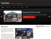 Tablet Screenshot of mytracksidegear.com